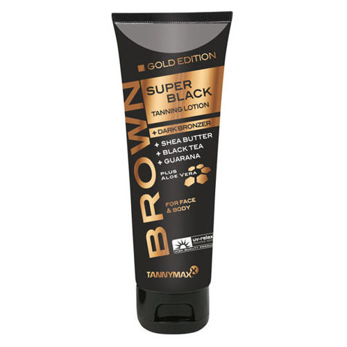 Tannymaxx Brown Super Black Gold Edition Tanning + Dark Bronzer 125 ml