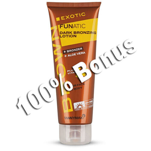 Brown Exotic Very Dark Tanning Bronzing Lotion 125 ml